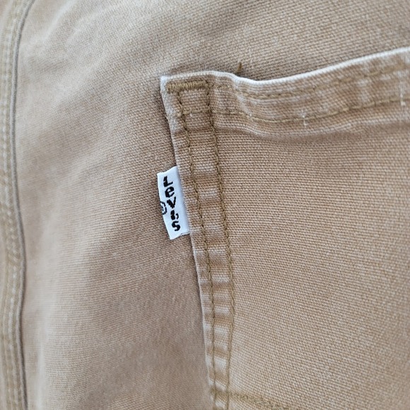 Levis Two Horse Brand Carpenter Pants Brown 38 x 32 mENS WORK - Picture 5 of 7